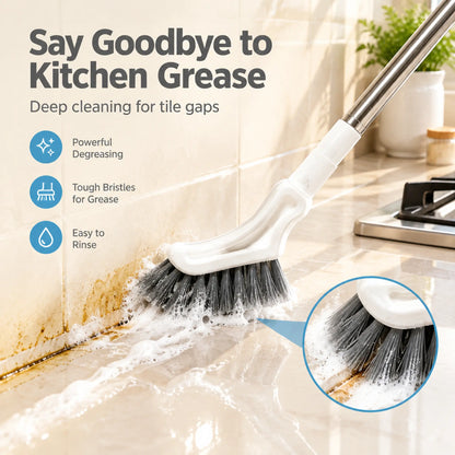 2-Pack Telescopic Crevice Cleaning Brush – Adjustable Stainless Steel Long Handle
