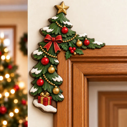 💯Christmas Peekaboo Door Frame Corner Decor丨Size: 20 cm