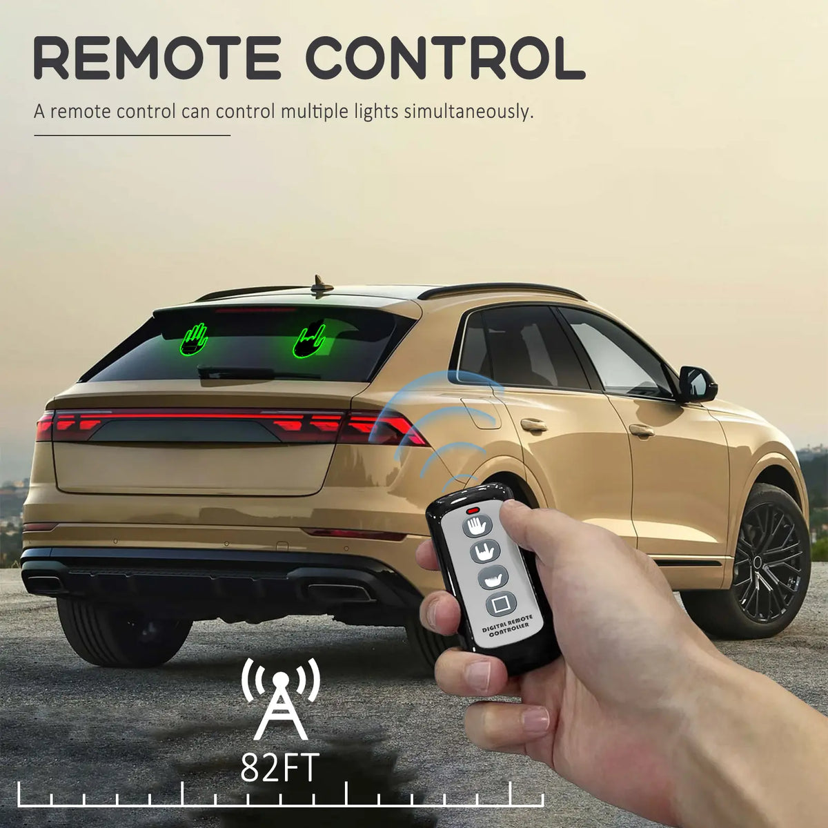 Car Gesture LED Lights — Fun, Expressive & Eye-Catching Ambient Lighting