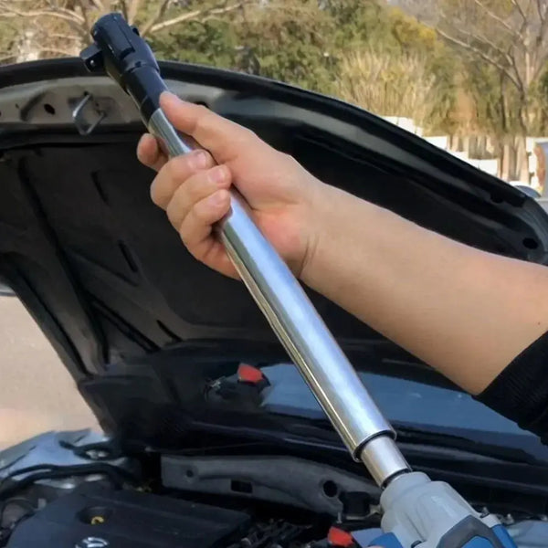 1/2in Wrench Extend Rod, Ni Cr Alloy Steel Multifunctional Universal Wrench Extender, Compact Size and Lightweight Design, for Fastening Tasks