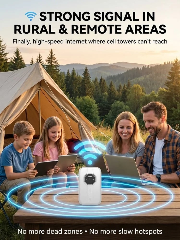 Global Coverage Boundless Portable Wi-Fi– 🛜