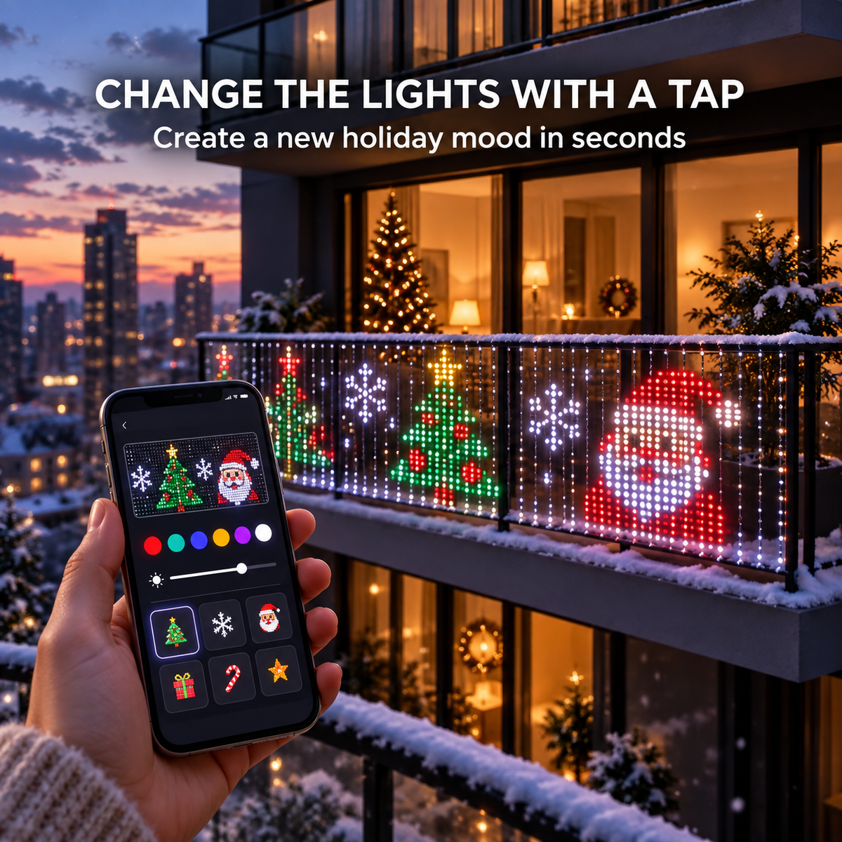 🎅 Christmas Flash Sale – Save 50% on Smart Animated Pixel Lights