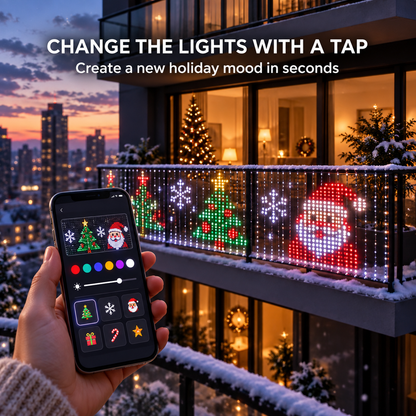 🎅 Christmas Flash Sale – Save 50% on Smart Animated Pixel Lights