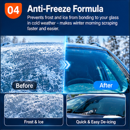 ✨ Powerful Car Glass Cleaner – Removes Oil Film, Stains & Insect Residue | Hydrophobic Windshield Cleaner for a Clearer View
