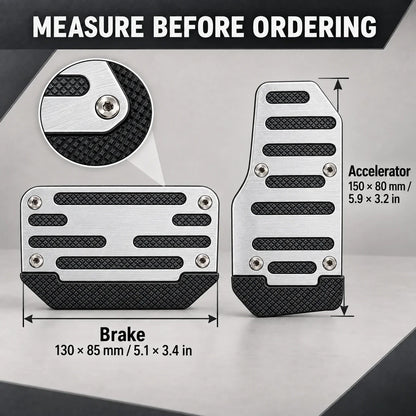 2PCS NonSlip Universal Automatic Foot Brake Gas Cover Pad Pedal Accessories Car