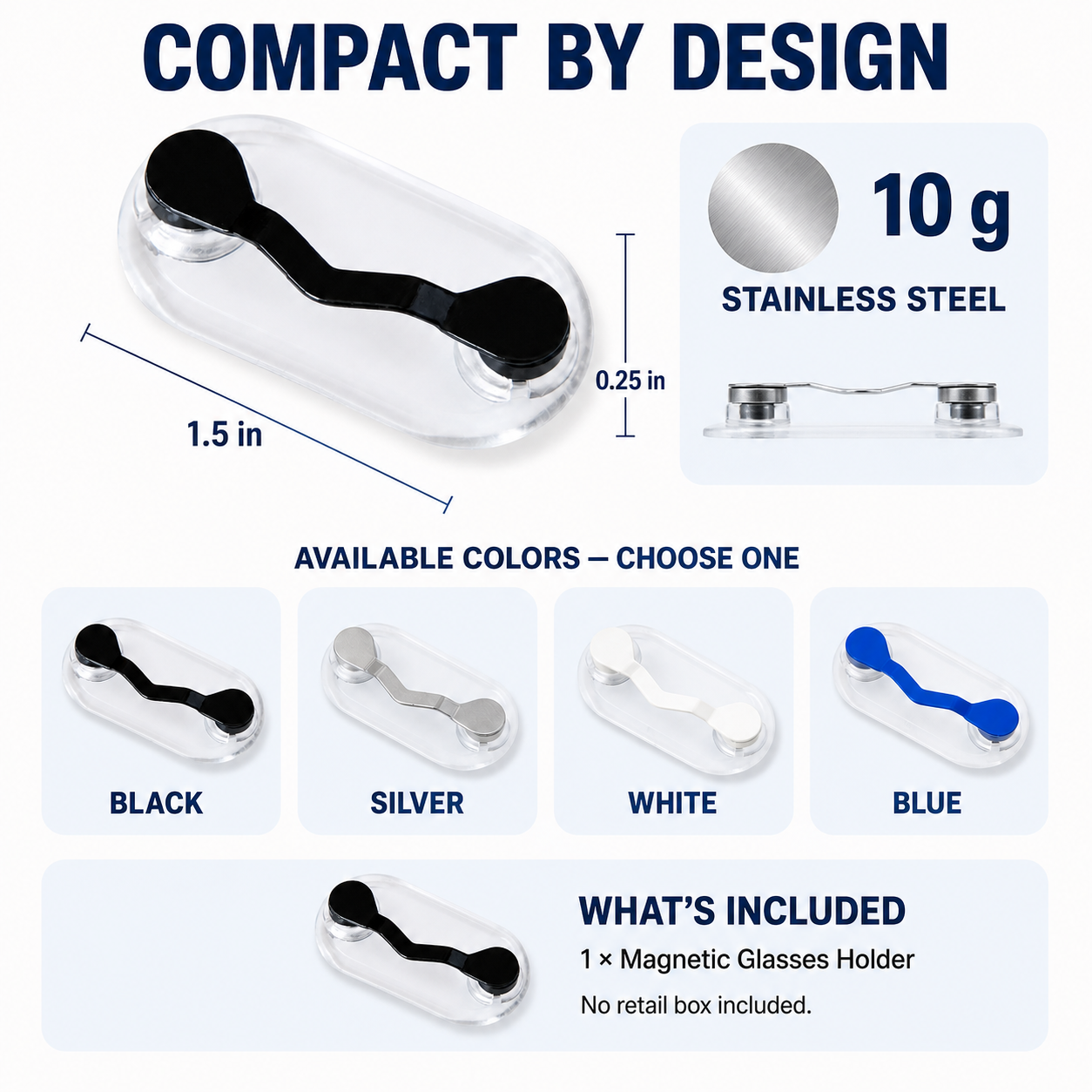 👓Magnetic Glasses Holder — Keep Your Glasses Close