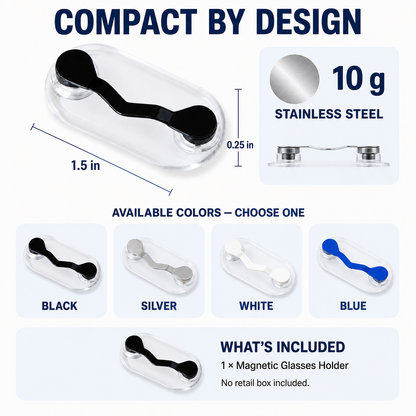 👓Magnetic Glasses Holder — Keep Your Glasses Close
