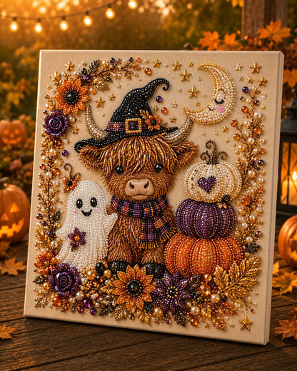 💥 Last Day 57% OFF – 👻✨ Halloween Pearl Art DIY Kit – Turn Tiny Pearls into Spooky-Cute Magic