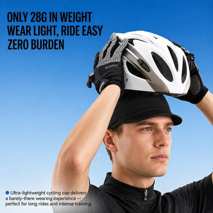 💯Quick-Dry Breathable Helmet Liner Sun Visor Skull Cycling Cap