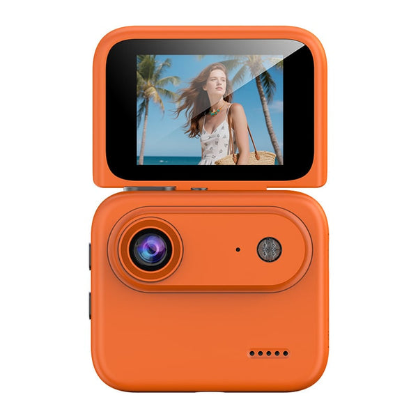 Mini Sports Camera 4K Ultra Clear Recording  VLOG Recorder Flip Screen Anti Shake 143 ° Wide-angle Student Travel Camera Portable