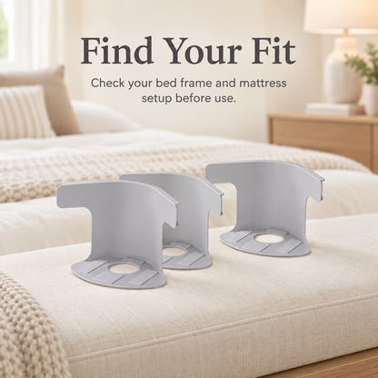 🛏️ 4-Pack Mattress Retainer Clips – Keep Your Mattress Securely in Place | Anti-Slip Bed Mattress Holders for a Neater, More Stable Bed