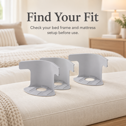 🛏️ 4-Pack Mattress Retainer Clips – Keep Your Mattress Securely in Place | Anti-Slip Bed Mattress Holders for a Neater, More Stable Bed