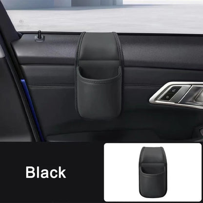 Leather Car Door Storage Pocket