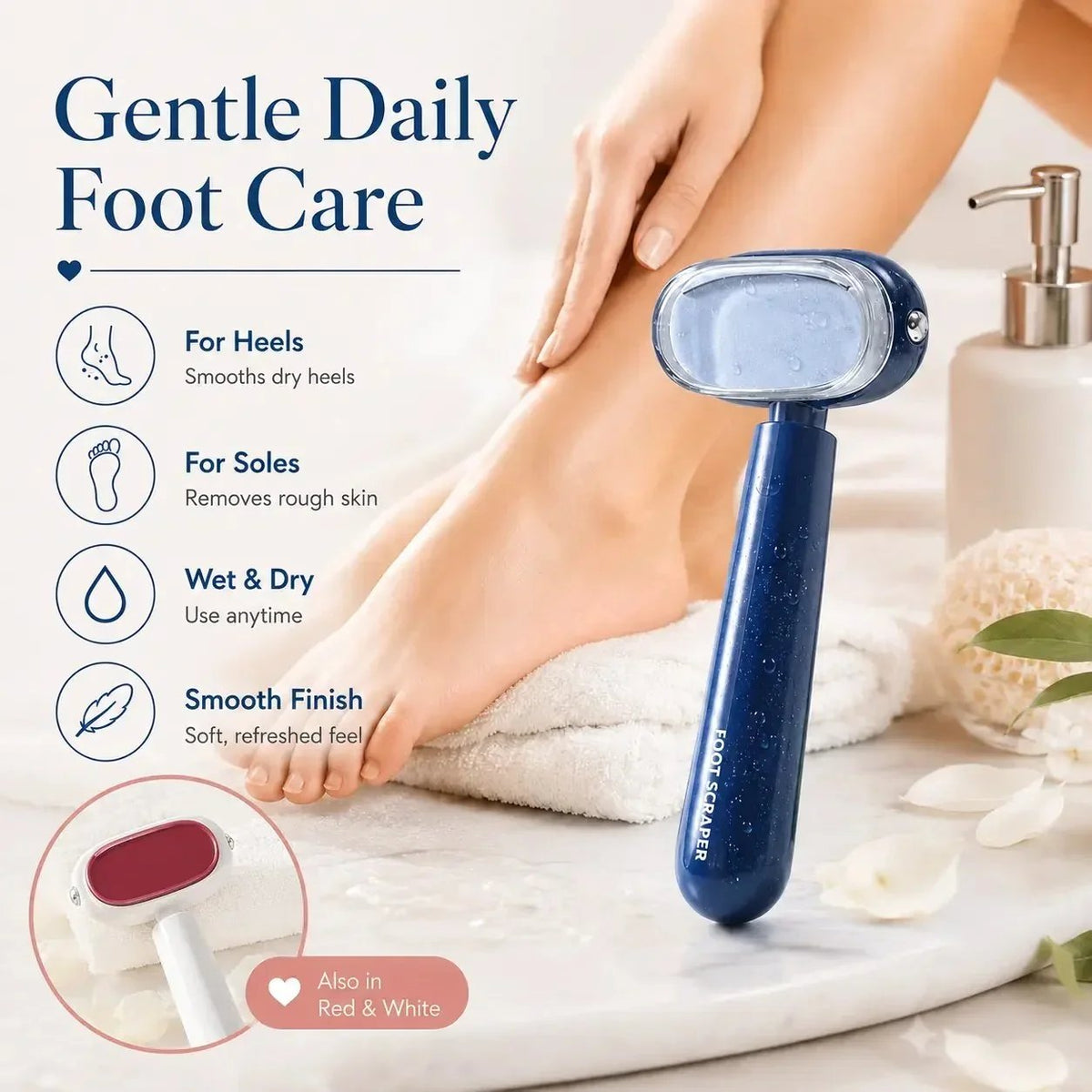 2PCS-Dual-Sided Foot Callus Remover – Smooth, Soft Feet Without the Fuss🦶
