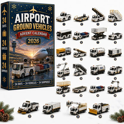 ⏰Christmas Early Bird 50% OFF-🎄🚂Trains & Rail Vehicles Advent Calendar 2026 – 24 Railway Surprises