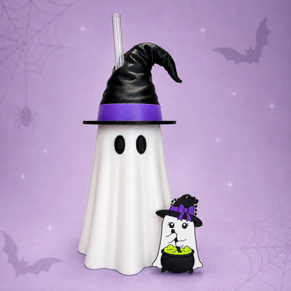 👻 Witches Brew Ghost Can Cooler Set-12 oz Can