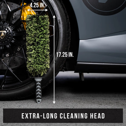 🧽🧽Deep-Clean Every Wheel – The Brush Built to Reach Where Others Can’t