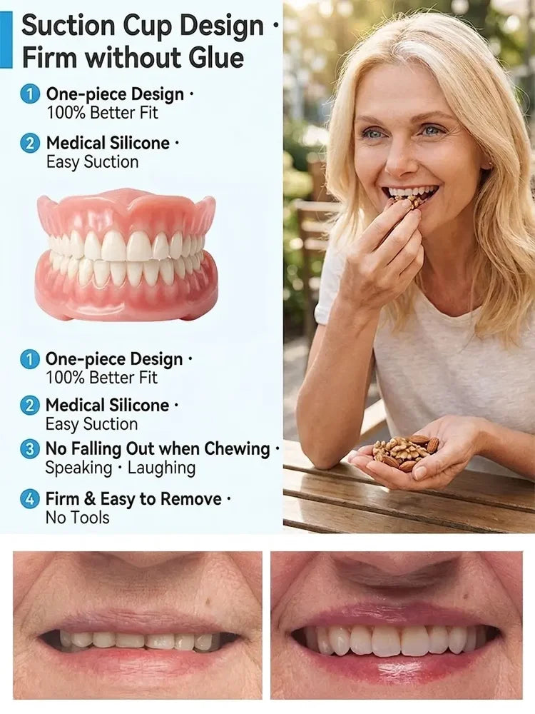 🦷Epic Upgrade Premium Full Cover Dentures🦷