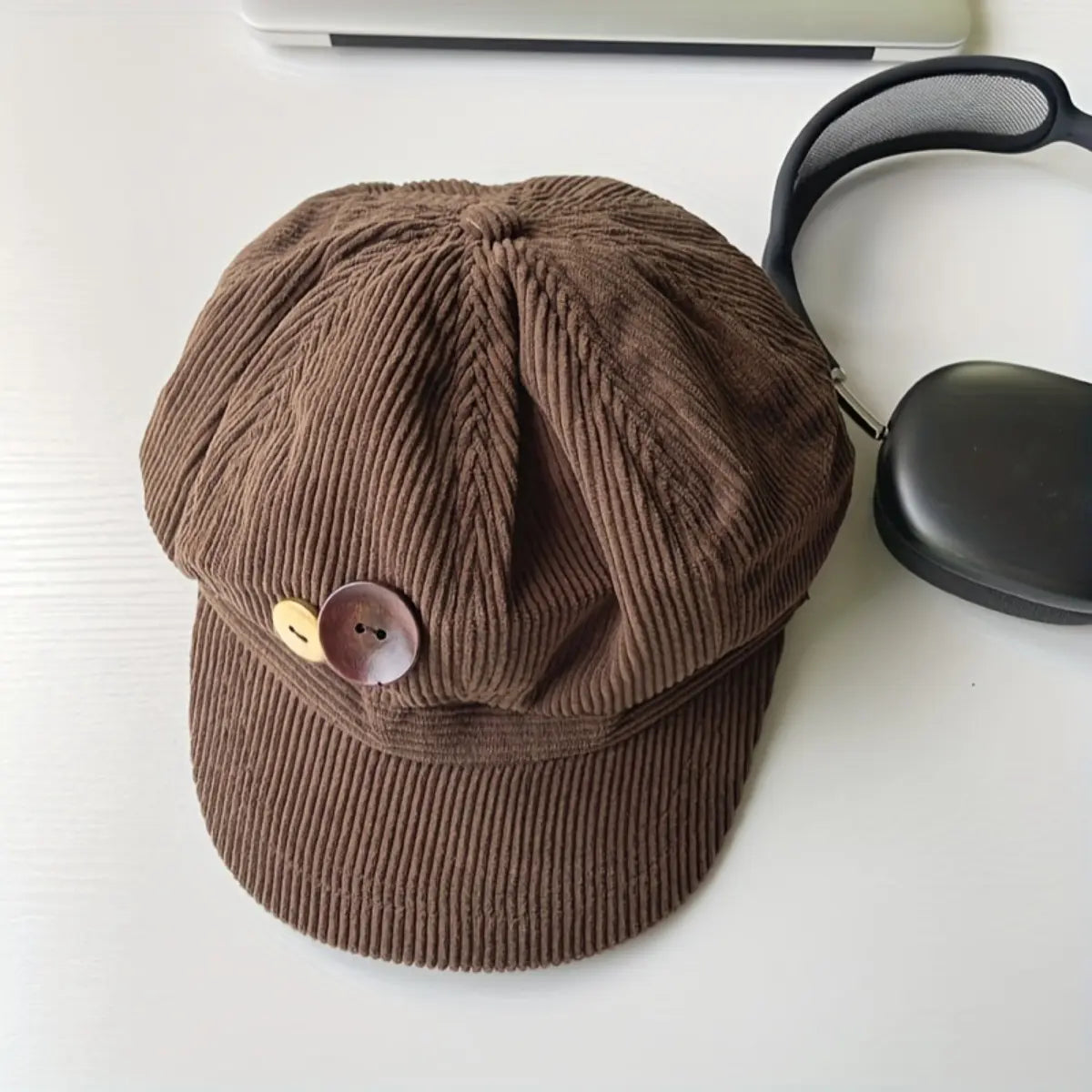 Vintage Octagonal Baker Boy Cap – Timeless Japanese-Inspired Style