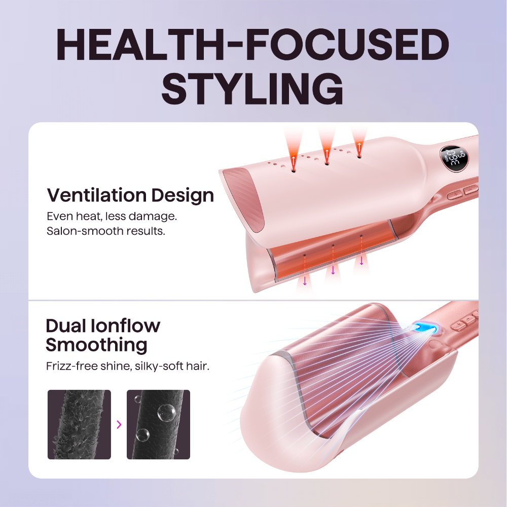 Negative Ion Hair Wave Curler Ventilation Design