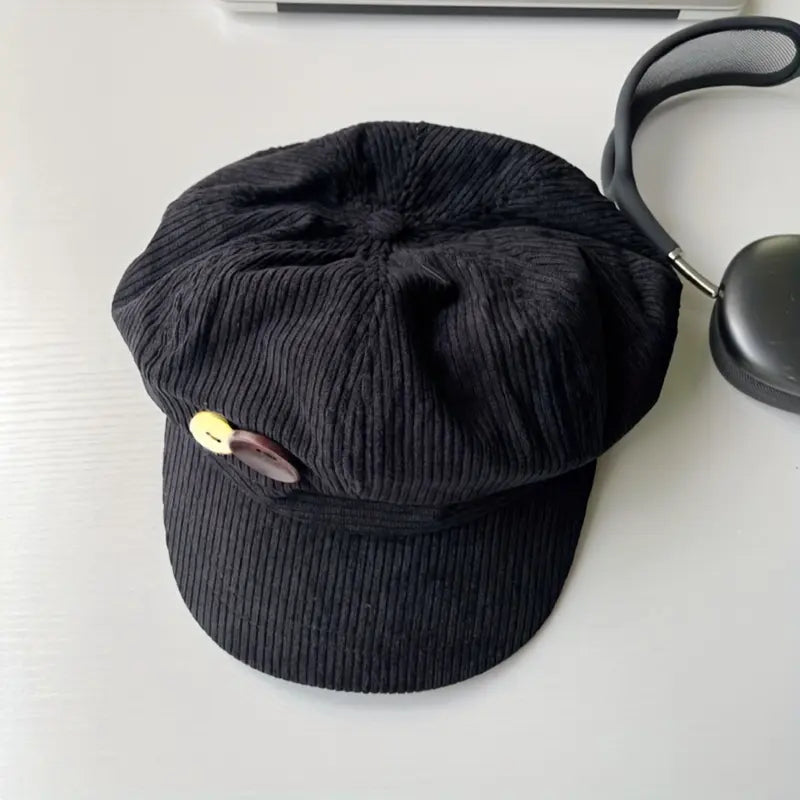 Vintage Octagonal Baker Boy Cap – Timeless Japanese-Inspired Style