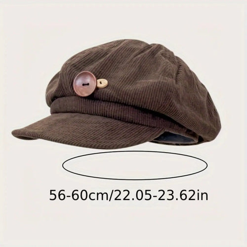 Vintage Octagonal Baker Boy Cap – Timeless Japanese-Inspired Style
