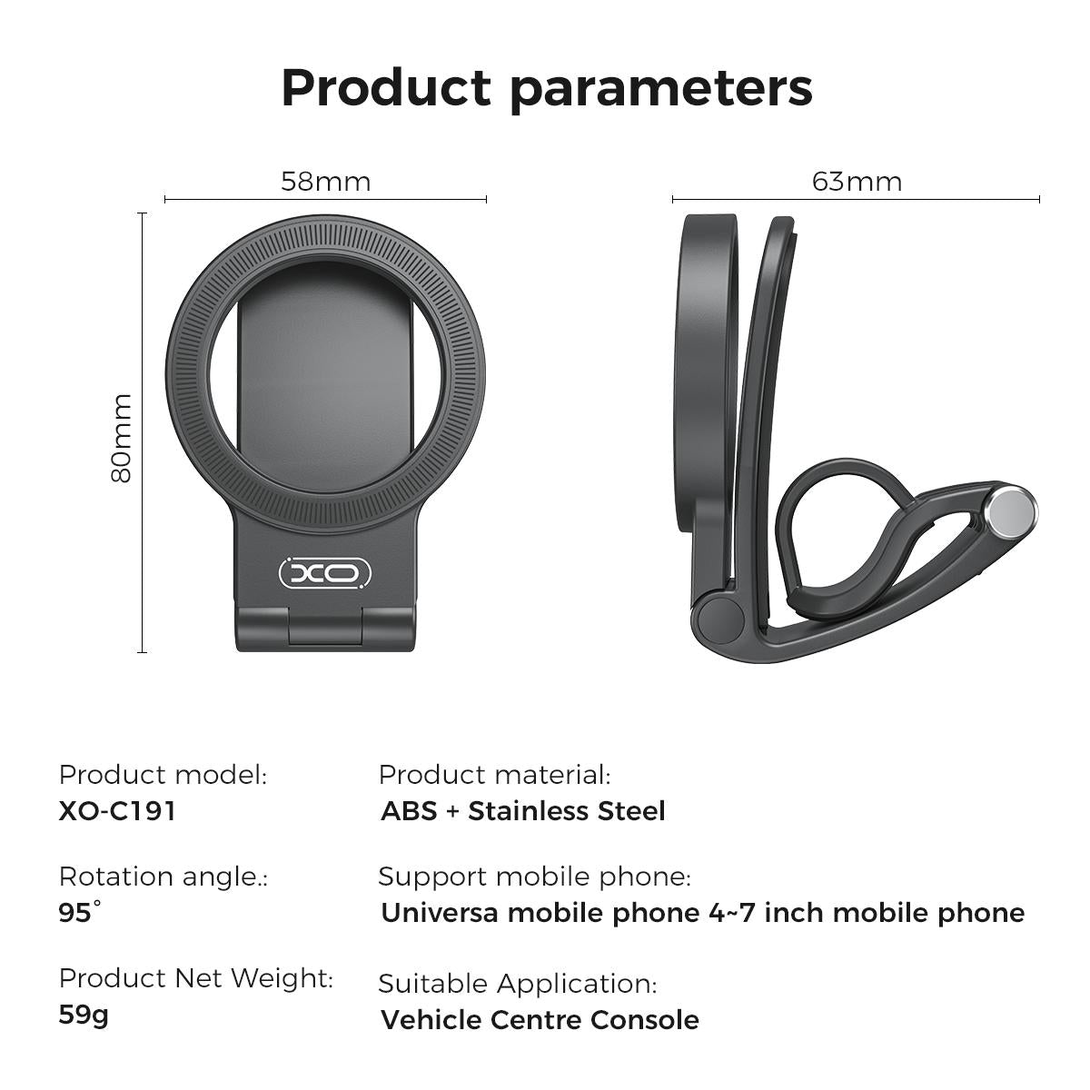 Strong Magnetic Grip. Perfect Viewing Angle. Safer Every Drive.