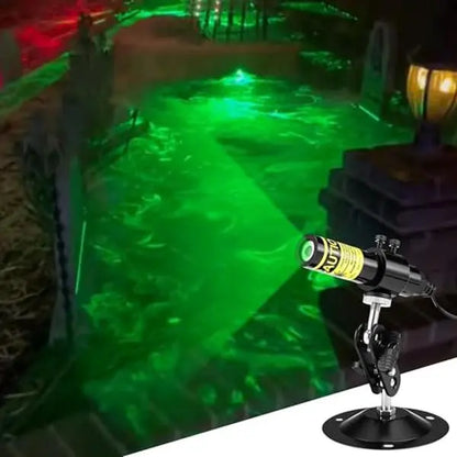 Halloween Laser Swamp Light Works with Low Lying Fog Machine, IP67 Waterproof 360-Degree Adjustable