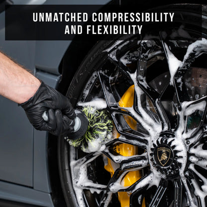 🧽🧽Deep-Clean Every Wheel – The Brush Built to Reach Where Others Can’t
