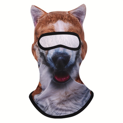 🐾❄️ Snow Crew – Animal-Style Winter Balaclava