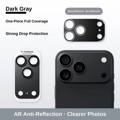iPhone 18 Camera Lens Protector — Full-Coverage 9H+ Glass Protection