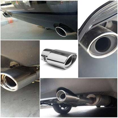 Universal Stainless Steel Car Exhaust Muffler Tip Trim Decor