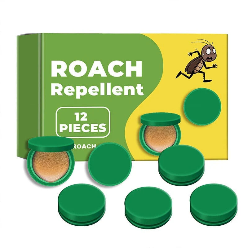 🪳 12-Piece Roach Bait Station Set – Indoor Cockroach & Crawling Pest Control