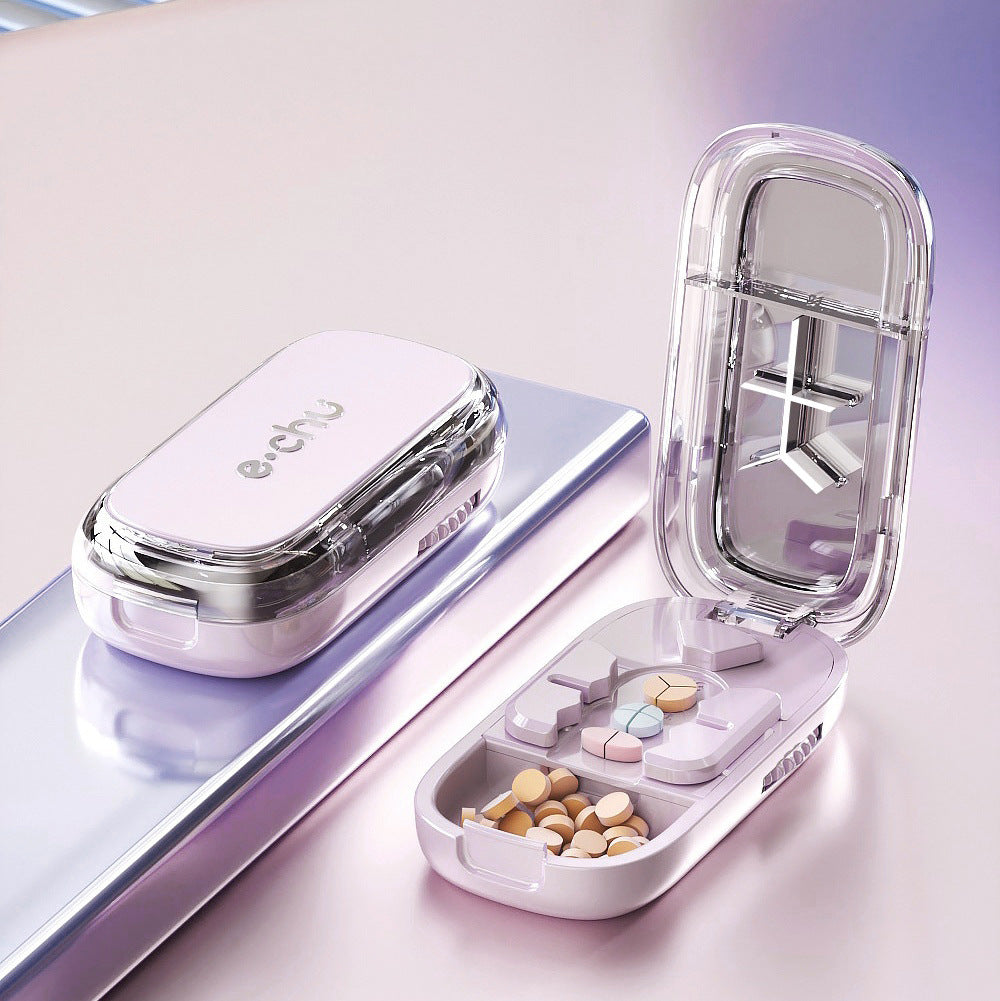 ⏳ Last day 49% OFF -💊Portable Pill Cutter/Splitter & Storage Case (Cuts into 1/2, 1/3, or 1/4 portions)