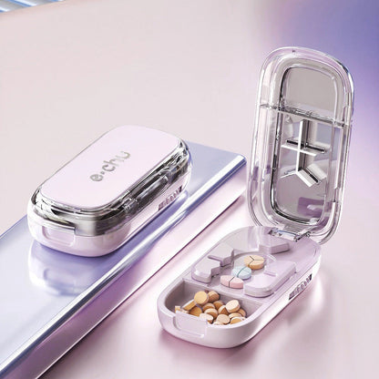 ⏳ Last day 49% OFF -💊Portable Pill Cutter/Splitter & Storage Case (Cuts into 1/2, 1/3, or 1/4 portions)