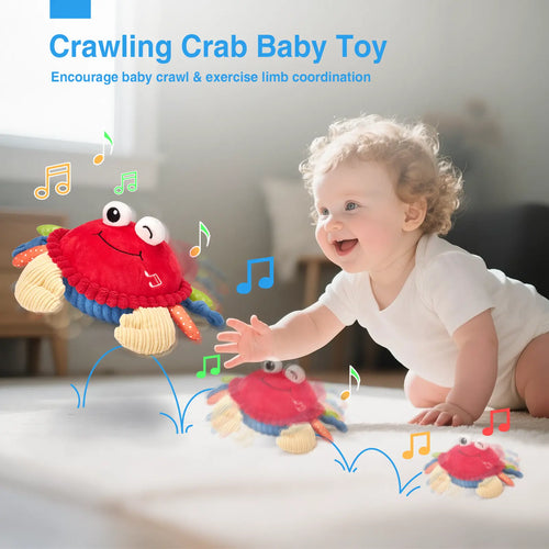 🦀🦀Crawl, Dance & Play – The Interactive Musical Crab That Keeps Little Ones Smiling