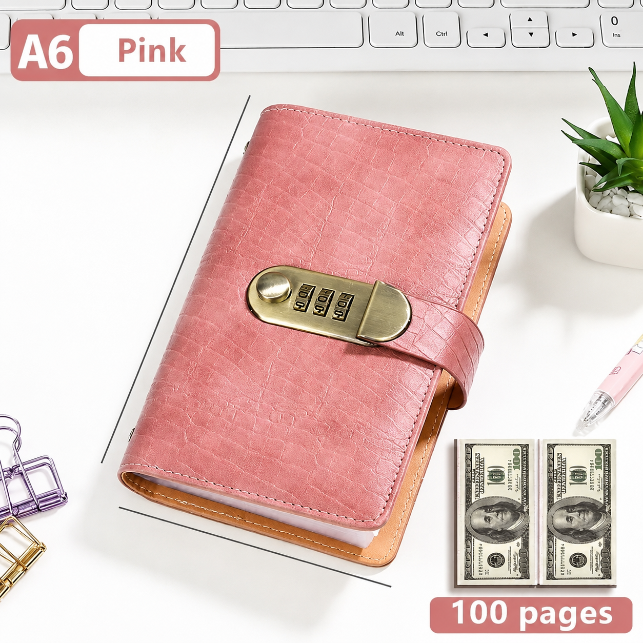 🧧100 Transparent Pocket Currency Collectors Album