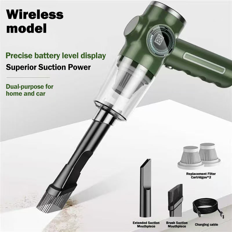 🔥Wireless  Handheld Car Vacuum Cleaner Portable Cordless , Vacuum Cleaner with Multi-Nozzles