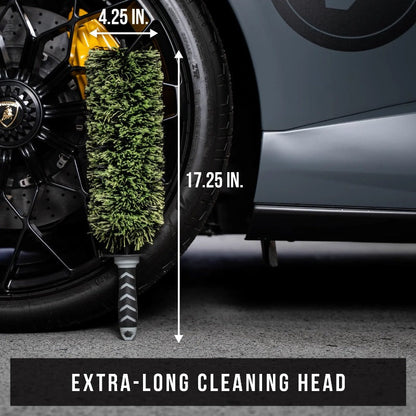 🛞 Ultra-Reach Deep Clean Brush 🧽 | Wheel Barrel Cleaning Brush, 1 Pack ✨