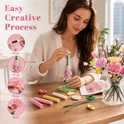 DIY Blooming Flower Bouquet Craft Kit