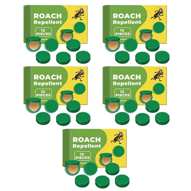🪳 12-Piece Roach Bait Station Set – Indoor Cockroach & Crawling Pest Control