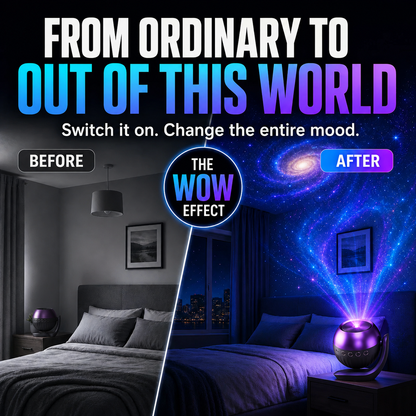 🔮 Starry Night Light Projector – Turn Any Room Into a Dreamy Galaxy ✨