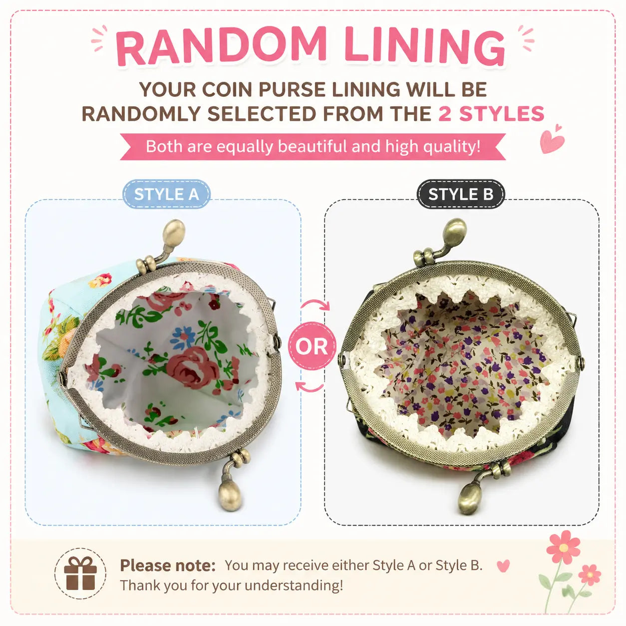 🌸 Cute Vintage Floral Coin Purse for Women 👛