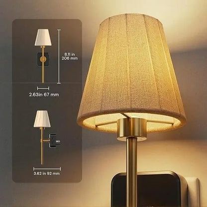 🌙Pleated Fabric Cover Night Light