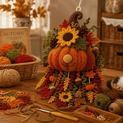 🧶 DIY Seasonal 3D Crochet Door Hanger Kit Collection — Create A Handmade Welcome For Every Season 💕