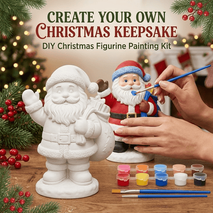 Christmas figurine painting kit contents