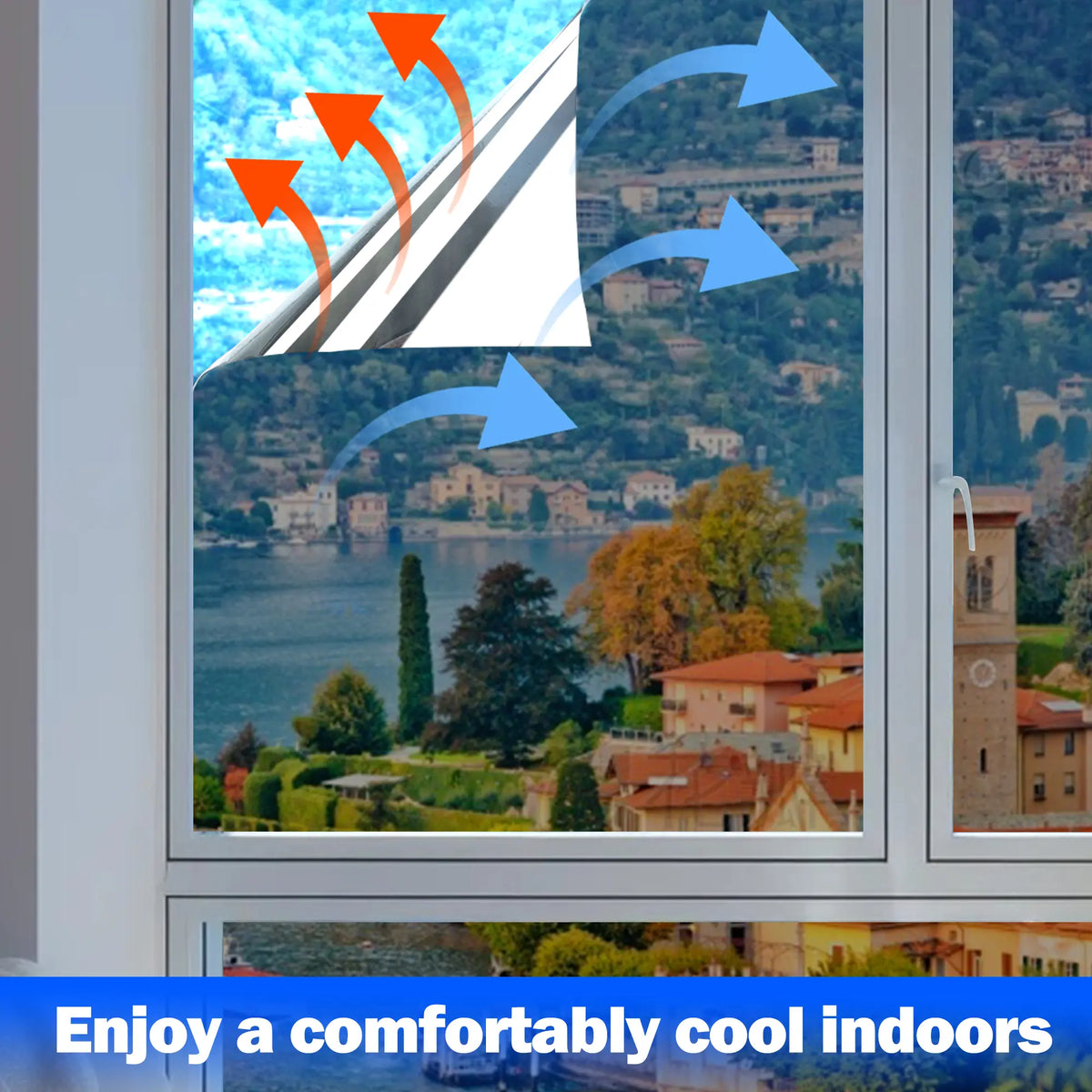 🪟 Static Cling Window Privacy Film | Daytime Privacy & Sun Control