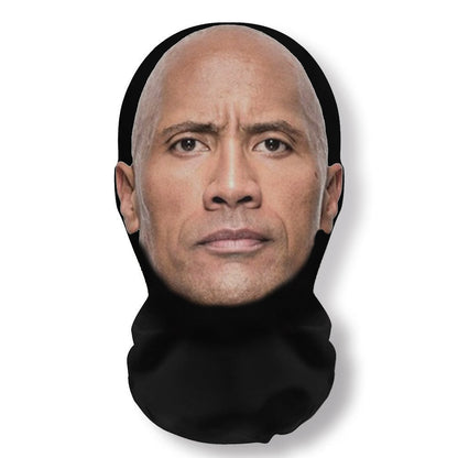 3D Mask Realistic Mask Role Playing Prop Fun Black Mesh Headset Halloween Funny（3PCS)