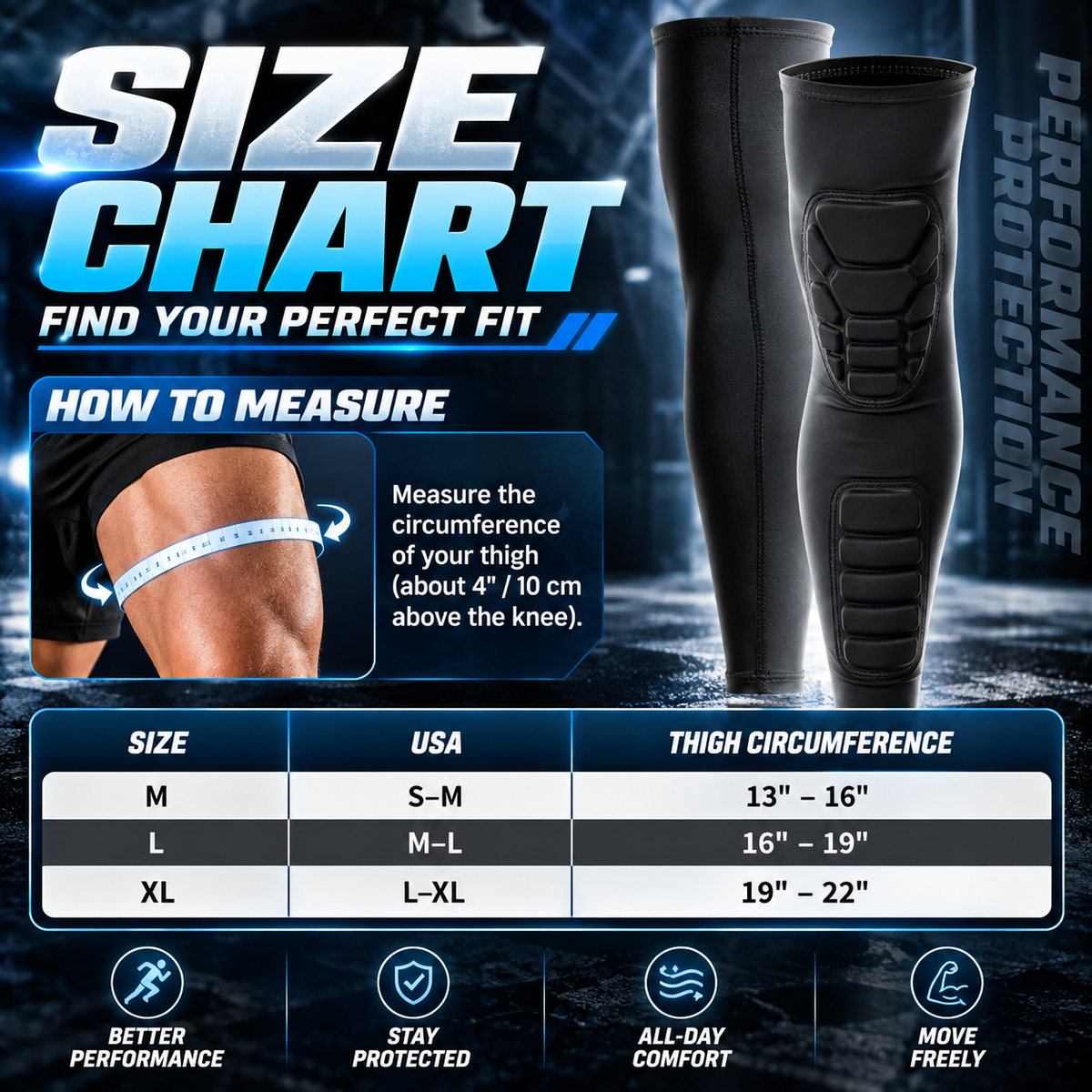 Pro Honeycomb Anti-Collision Full-Leg Compression Guard 🛡️🛡️