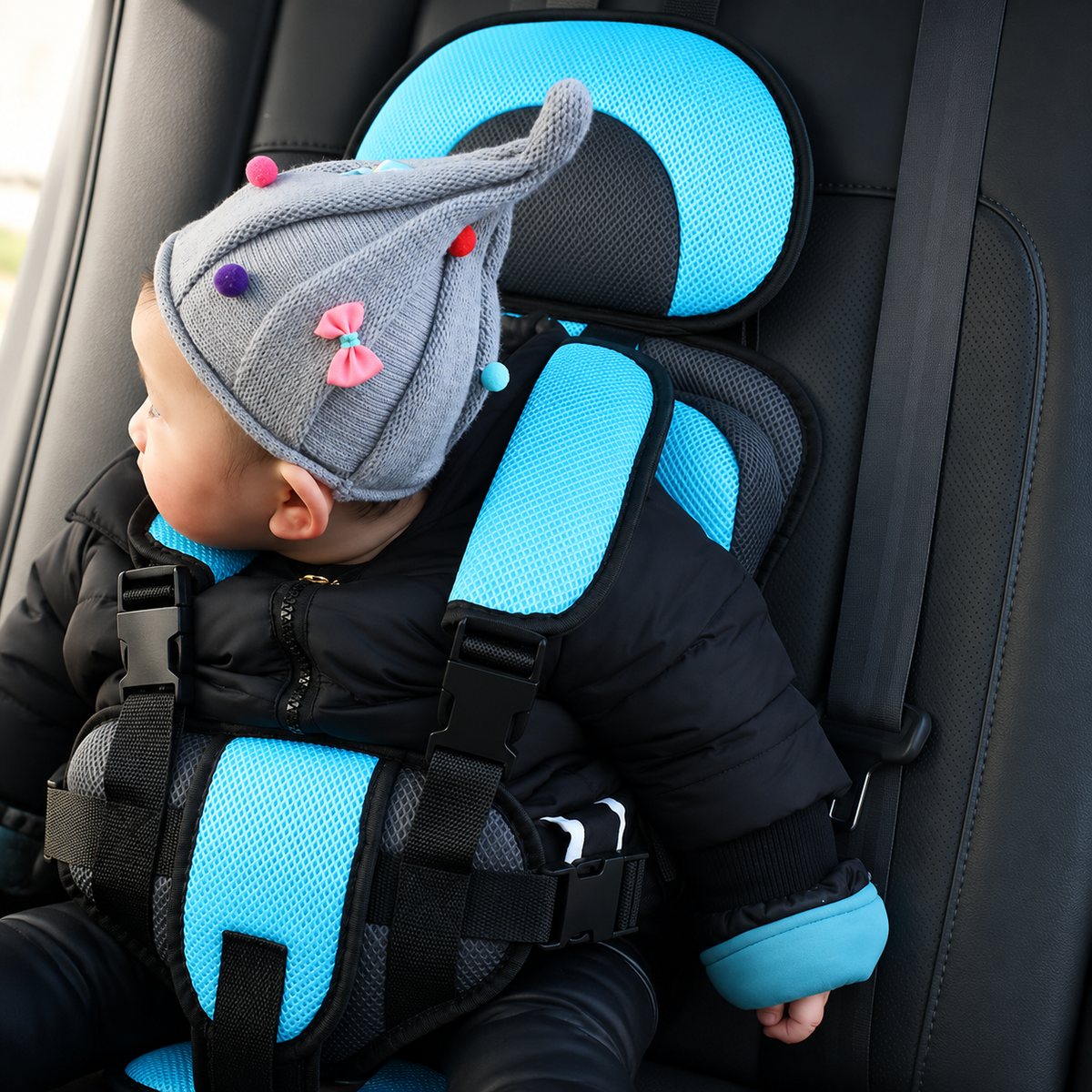 🔥Limited time 50% off🔥Auto Child Safety Seat Simple Car Portable Seat Belt